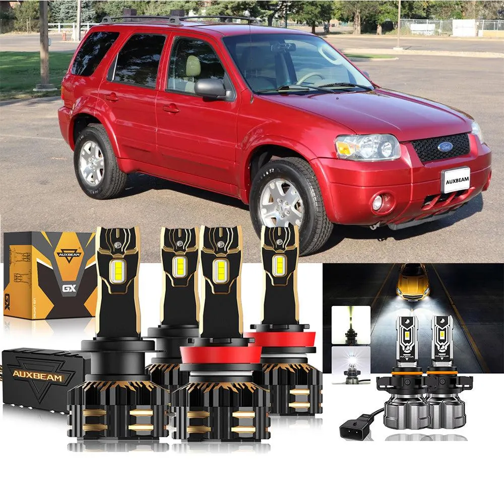 For 2007 Ford Escape H4 LED Headlight Bulbs Bundle