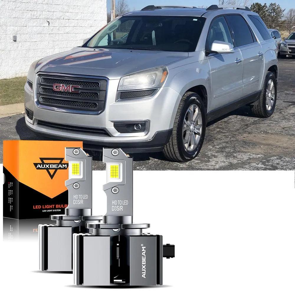 For 2013-2019 GMC Acadia HID D3S LED Headlight Bulbs