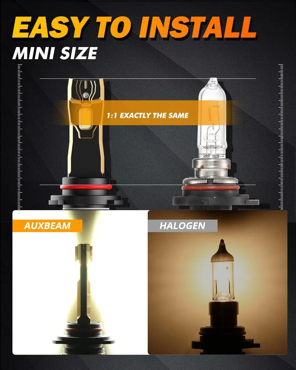 For 2015-2016,2019 GMC Yukon XL HID 9005 D3S LED Headlight Bulbs Bundle