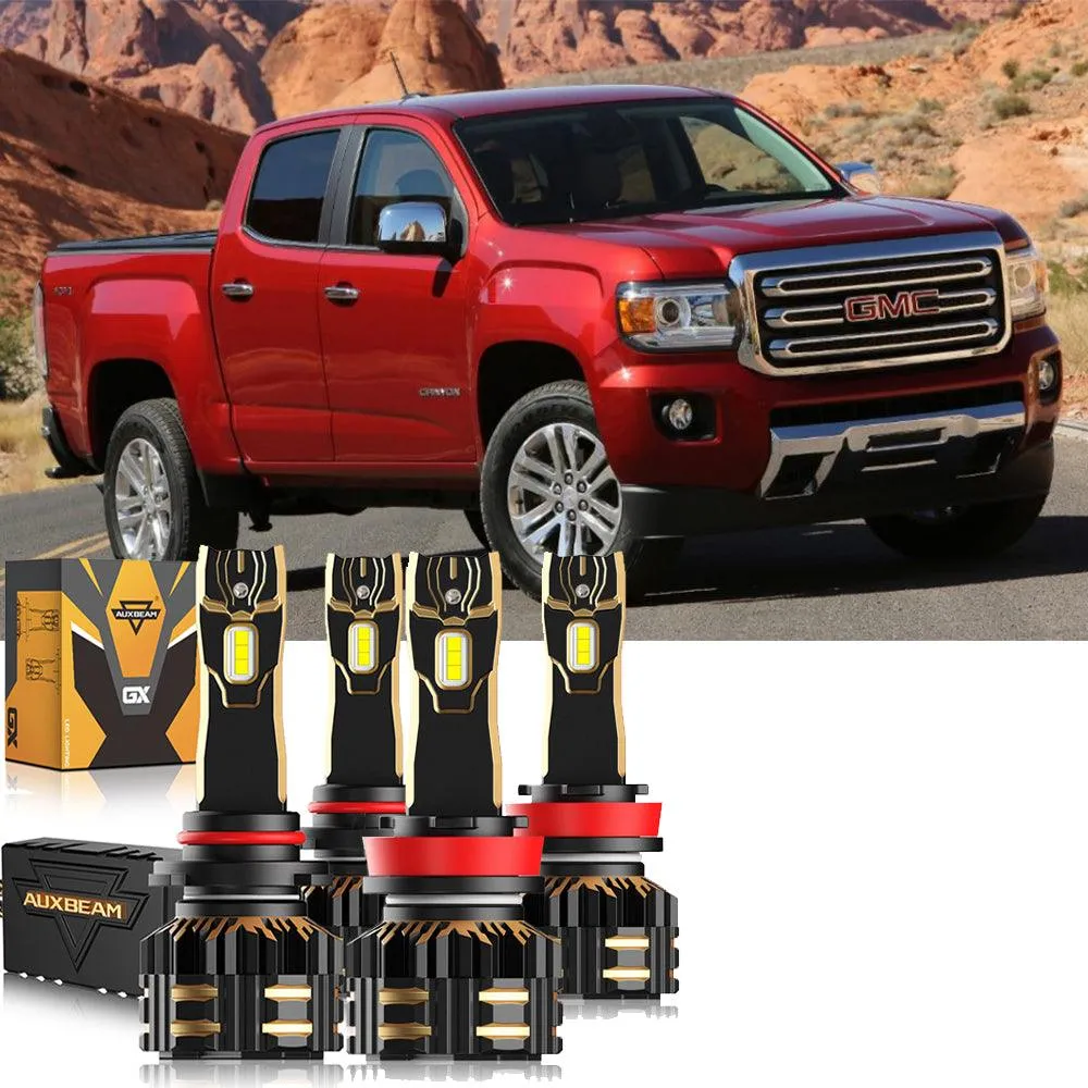 For 2015-2019 GMC Canyon 9005 H11 LED Headlight Bulbs Bundle