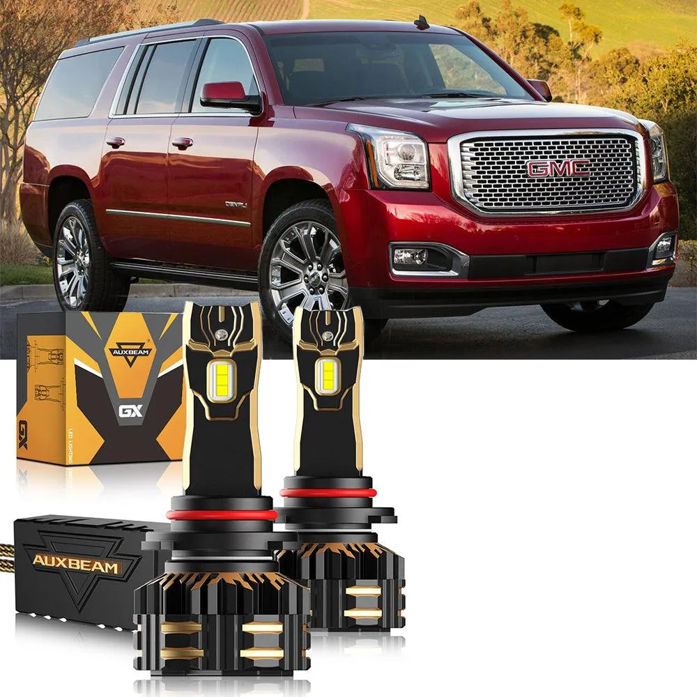 For 2015-2019 GMC Yukon Halogen 9005 H11 LED Headlight Bulbs Bundle