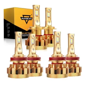 For 2015-2019 Hyundai Sonata(Hybrid/Hybrid Limited) F-16 Plus Series Built-in Canbus Automotive Grade 14000LM LED Light Bulbs High Low Beam Bundle