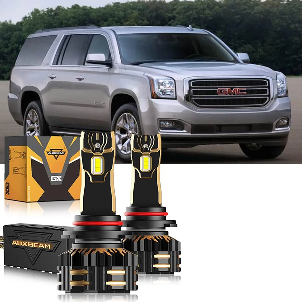 For 2017-2018 GMC Yukon XL Halogen 9005 H11 LED Headlight Bulbs Bundle