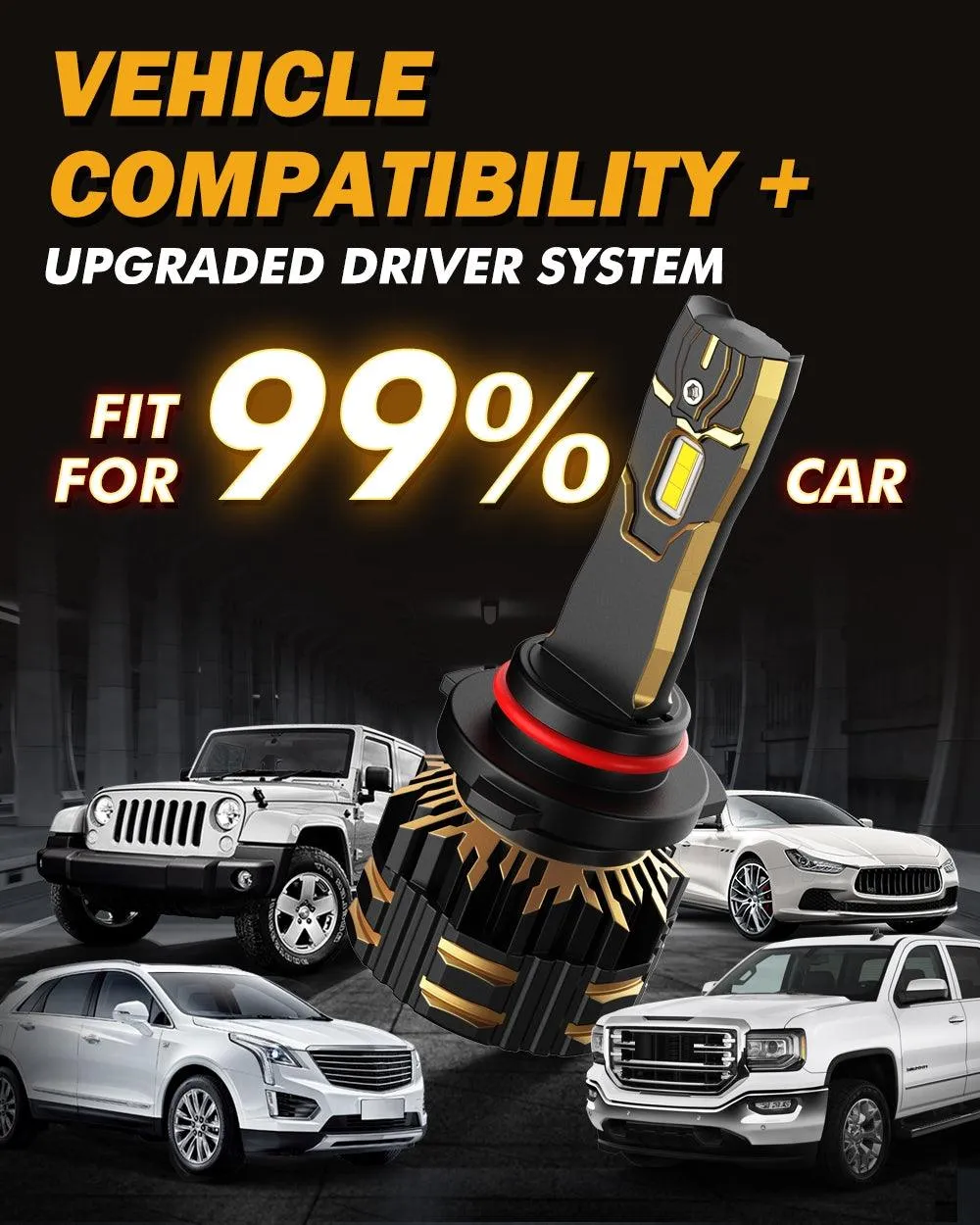 For 2018-2019 Honda Accord 9005 LED Headlight Bulbs