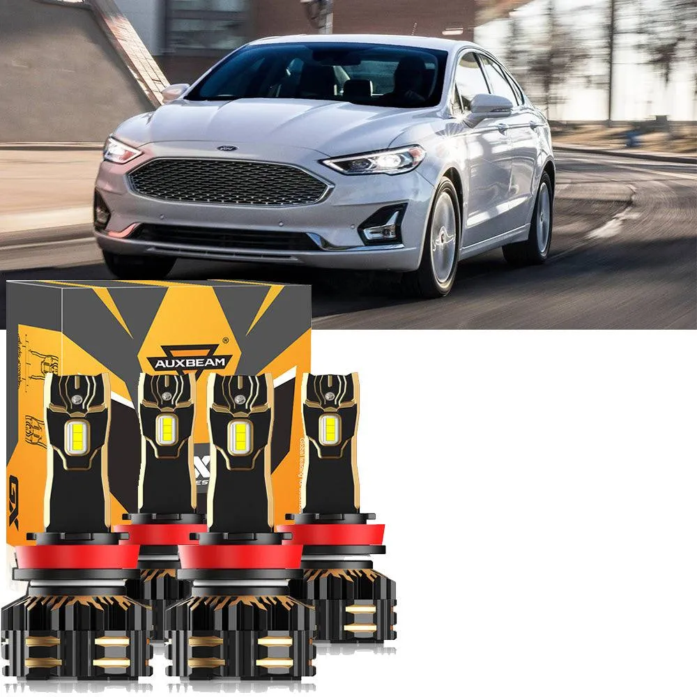 For 2018-2020 Ford Fusion H11 LED Headlight Bulbs Bundle