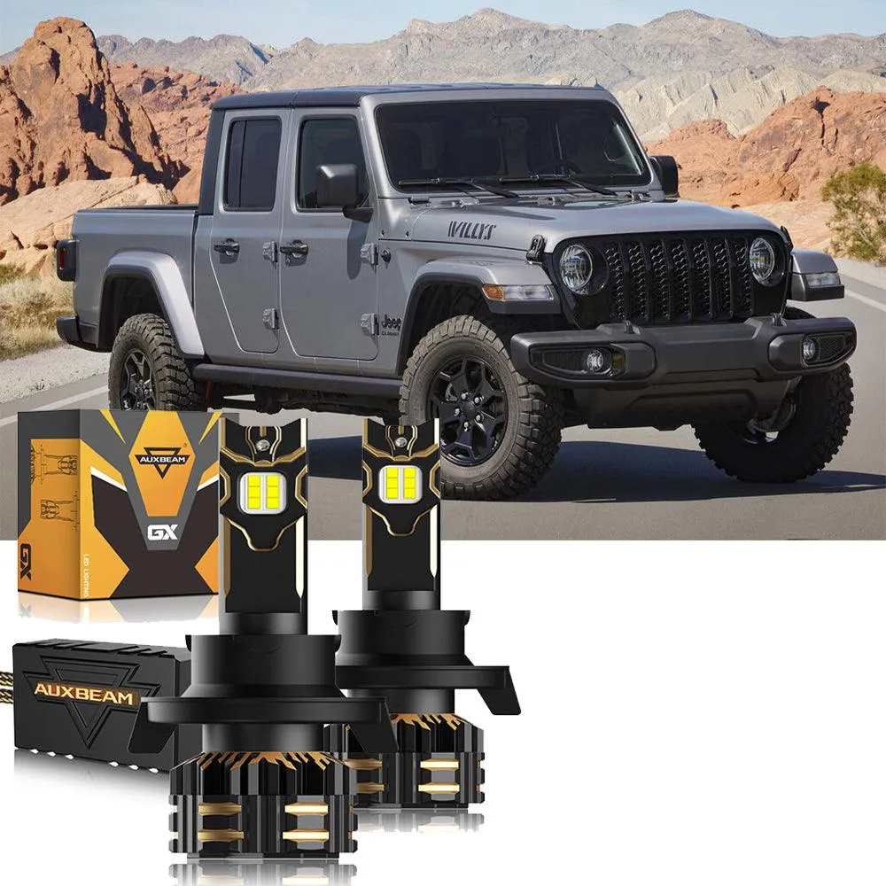 For 2020 Jeep Gladiation H13 LED Headlight Bulbs Bundle