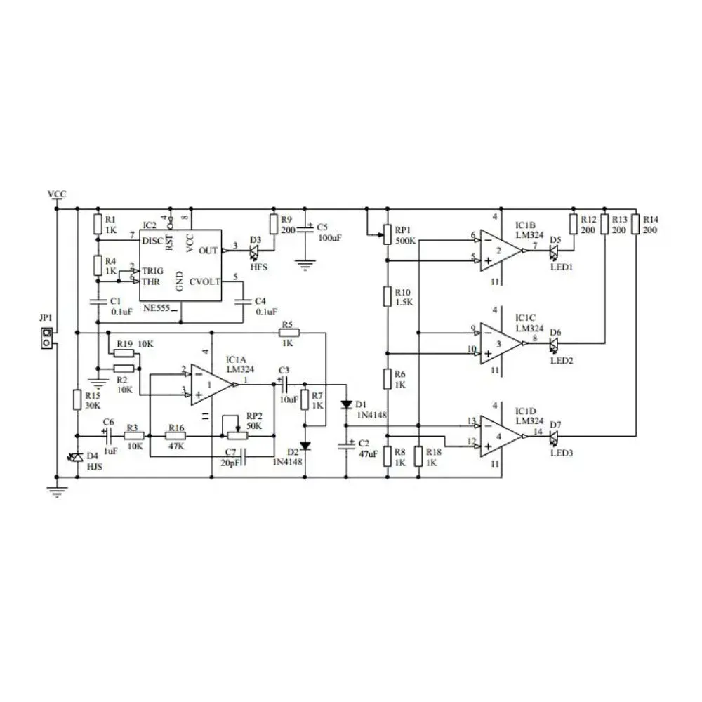 Infrared Reversing speed indicator electronic assembly and debugging DIY