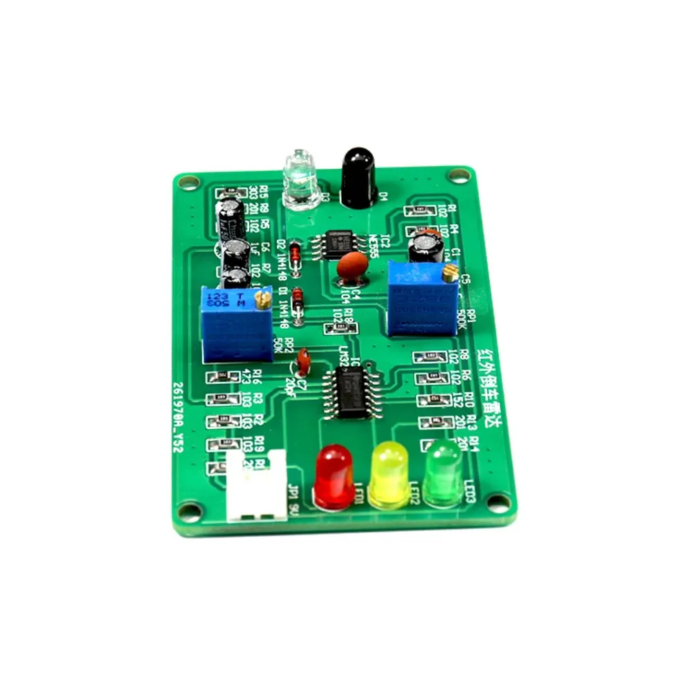 Infrared Reversing speed indicator electronic assembly and debugging DIY