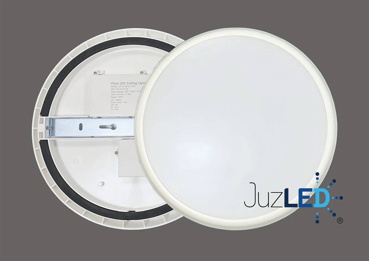 JustLED - IP54 Pizza LED Ceiling & Wall lamp [Energy Class A ]