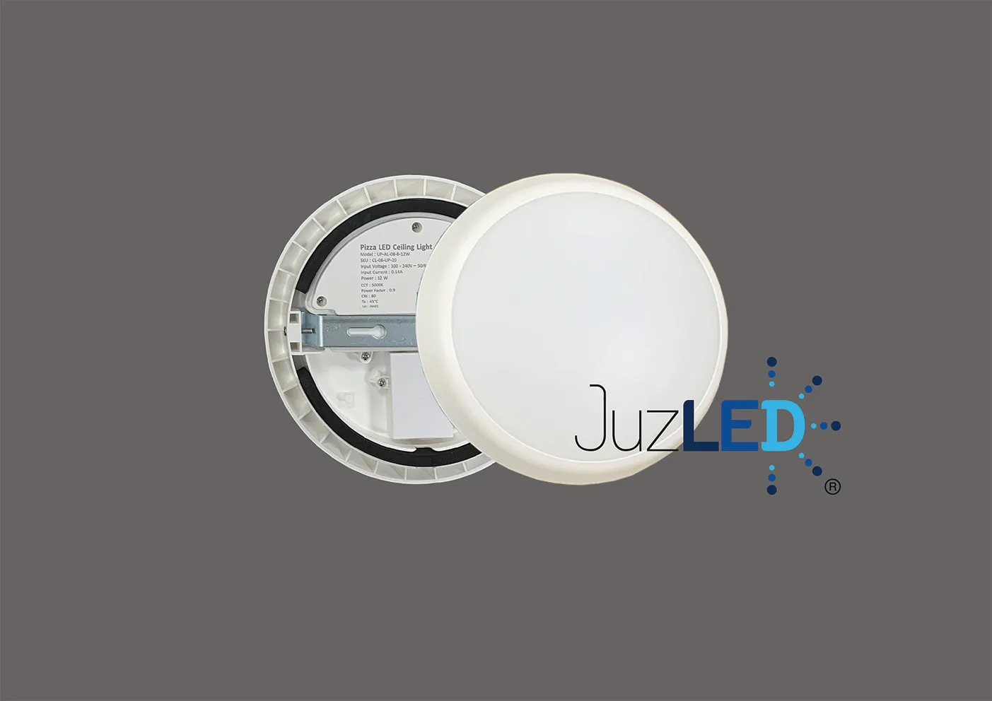 JustLED - IP54 Pizza LED Ceiling & Wall lamp [Energy Class A ]