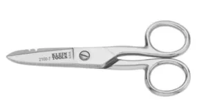 KLEIN ELECTRICIANS SCISSORS, NICKEL PLATED
