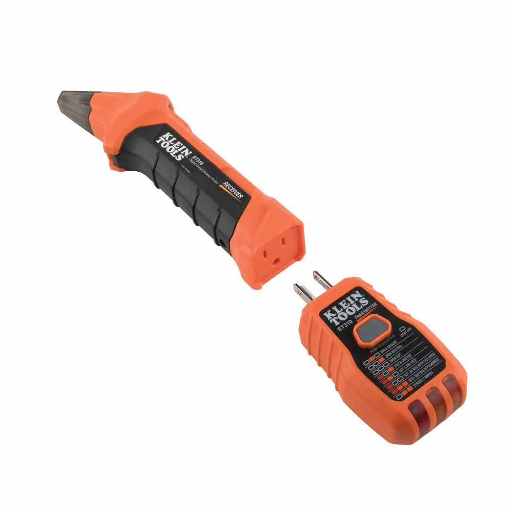 Klein ET310 Digital Circuit Breaker Finder with GFCI Outlet Tester