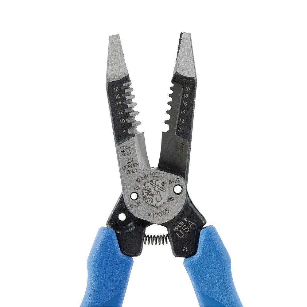 Klein K12035 Klein-Kurve® Heavy-Duty Wire Stripper 8-20 AWG