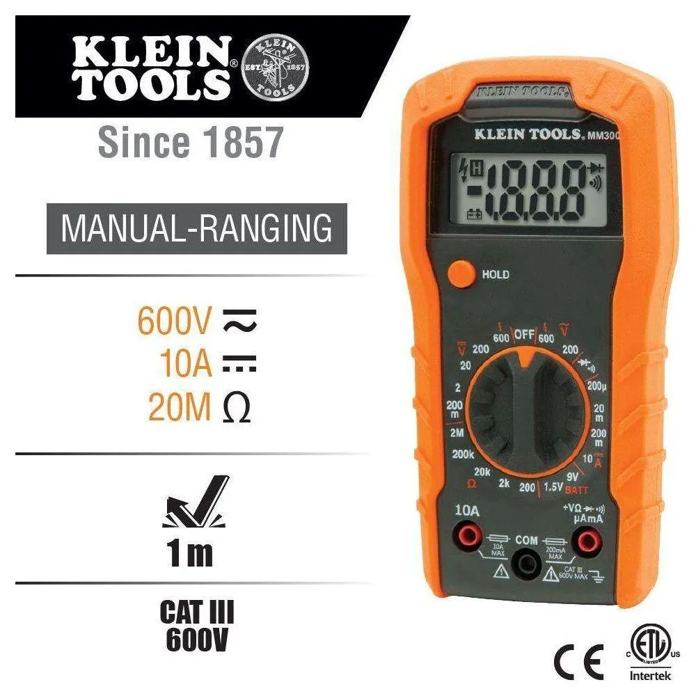 Klein MM325 / MM300 Digital Multi-Tester (Multimeter)