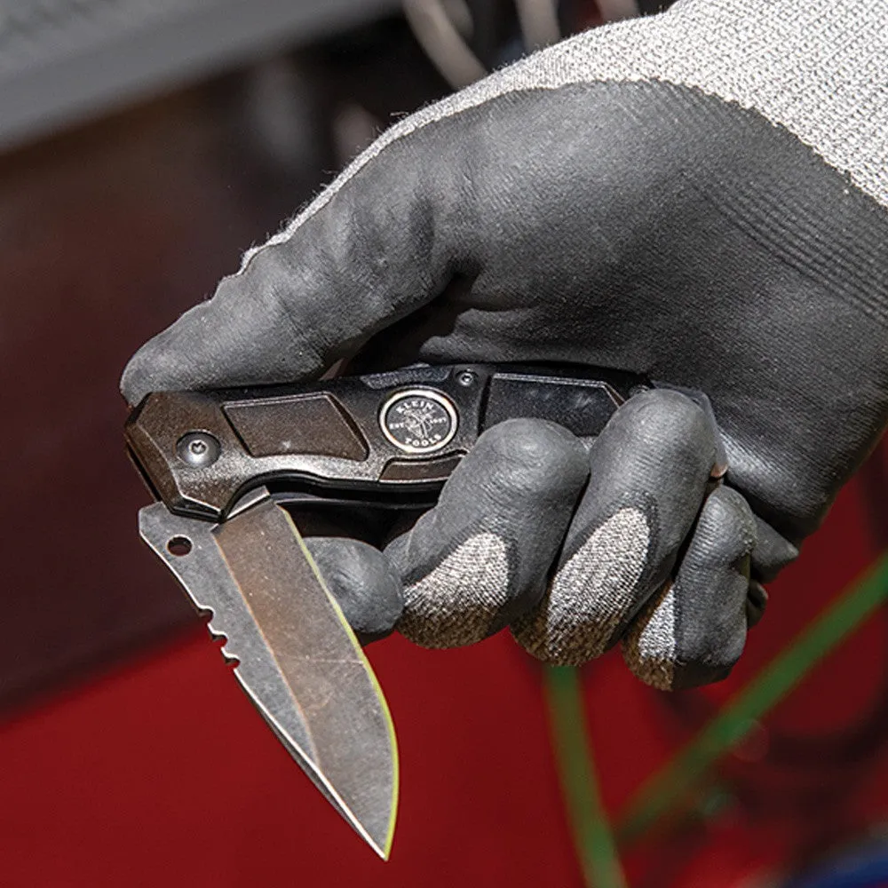 Klein Tools 44228 Electrician’s Bearing-Assisted Open Pocket Knife