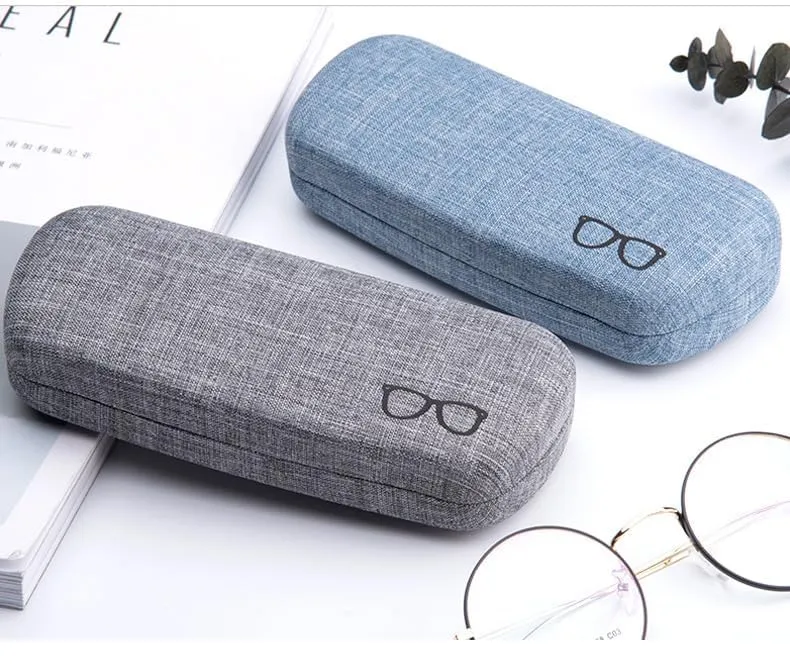 Kuber Industries Sunglass Case|Goggles Organizer Box For Men, Women|Durable Shades Organizer (Blue) (Pack Of 4)