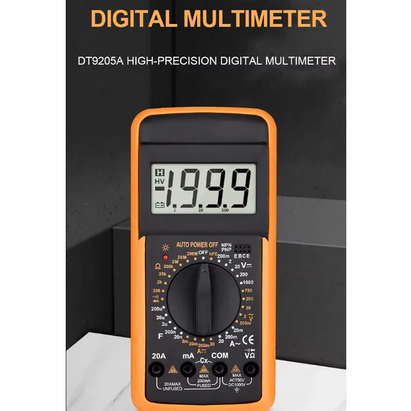 Lcd Digital Multimeter Dt9025A