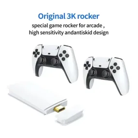 M15 Game Stick Mini TV 4K Retro Gaming Console Classic Handheld Game with Wireless Controllers HD Output for PS1 Arcade