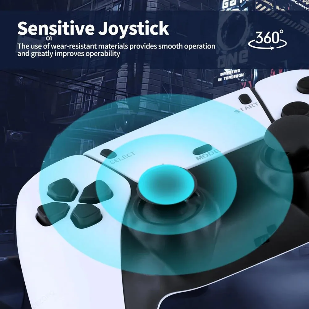 M15 Game Stick Mini TV 4K Retro Gaming Console Classic Handheld Game with Wireless Controllers HD Output for PS1 Arcade