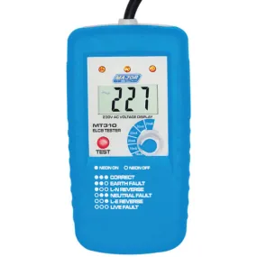 Major Tech MT310 Socket Earth Leakage Tester