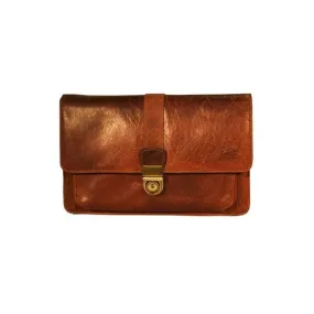 Mancini Leather Unisex Bag With Front Organizer Mancini Leather Unisex Bag With Front Organizer