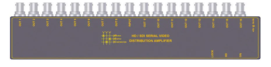 Matrix Switch MSC-HDDA16X2RA Two 16 x 2 DAs  with free MSC-DA16RA Rack Adapter