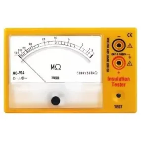 Meco Analog Insulation Tester with Battery Adapter MC 904BA