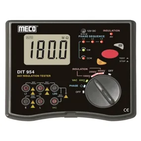 Meco Digital Insulation Tester With AC Voltage 5kV-200GΩΩ DIT 954