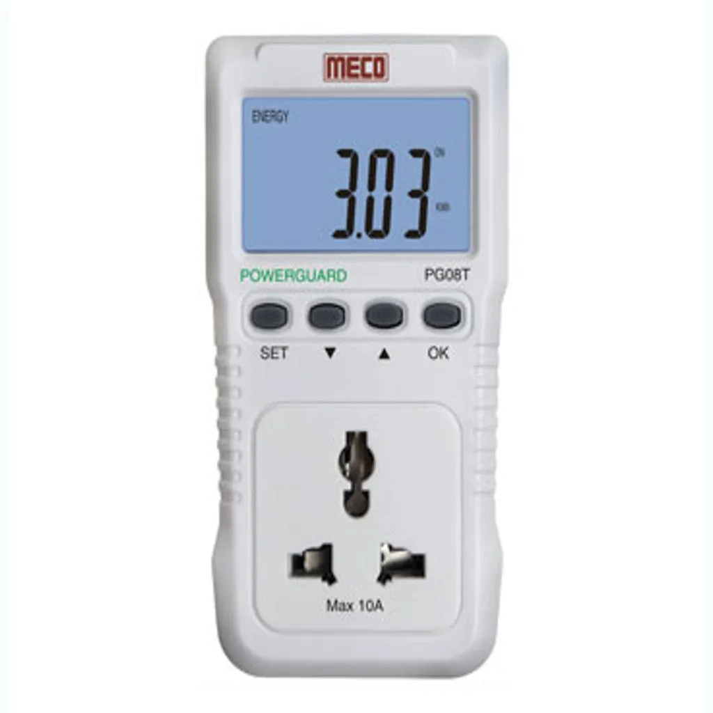 Meco Powerguard Having Indian Plug Socket And Backlight PG08T