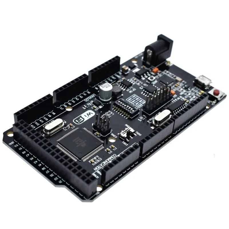 Mega2560   WiFi R3 ATmega2560 ESP8266 32Mb memory USB-TTL CH340G. Compatible for Arduino Mega NodeMCU For WeMos ESP8266