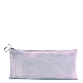 Mesh Silver Wire Travel Cosmetic Bag  4 X 9" Walker