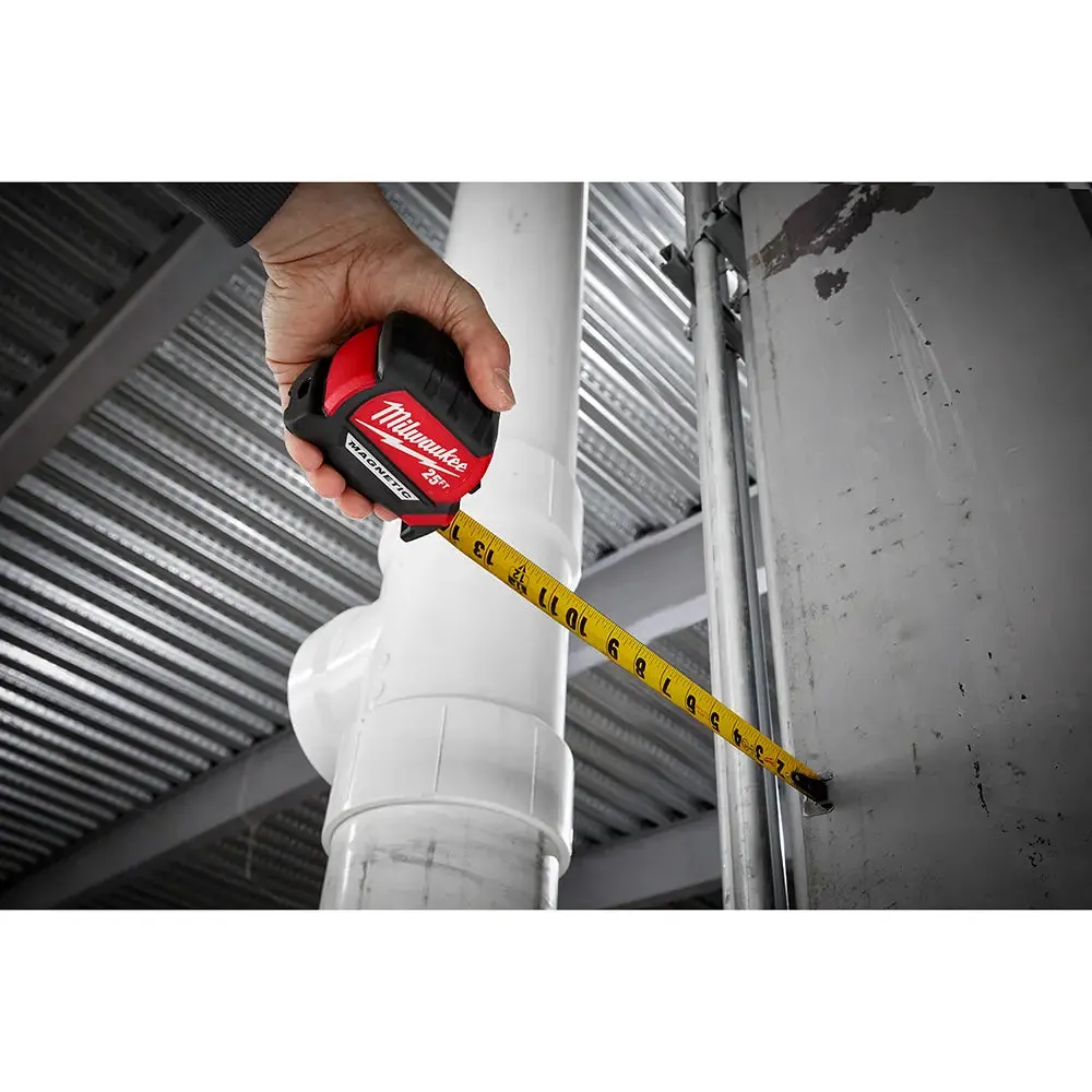 Milwaukee 35 ft. Compact Wide Blade Magnetic Tape Measure