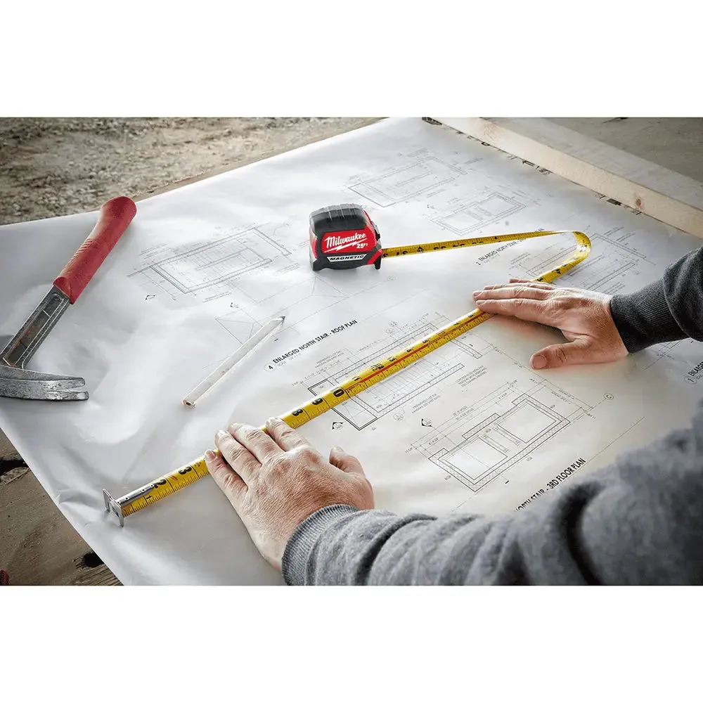 Milwaukee 35 ft. Compact Wide Blade Magnetic Tape Measure