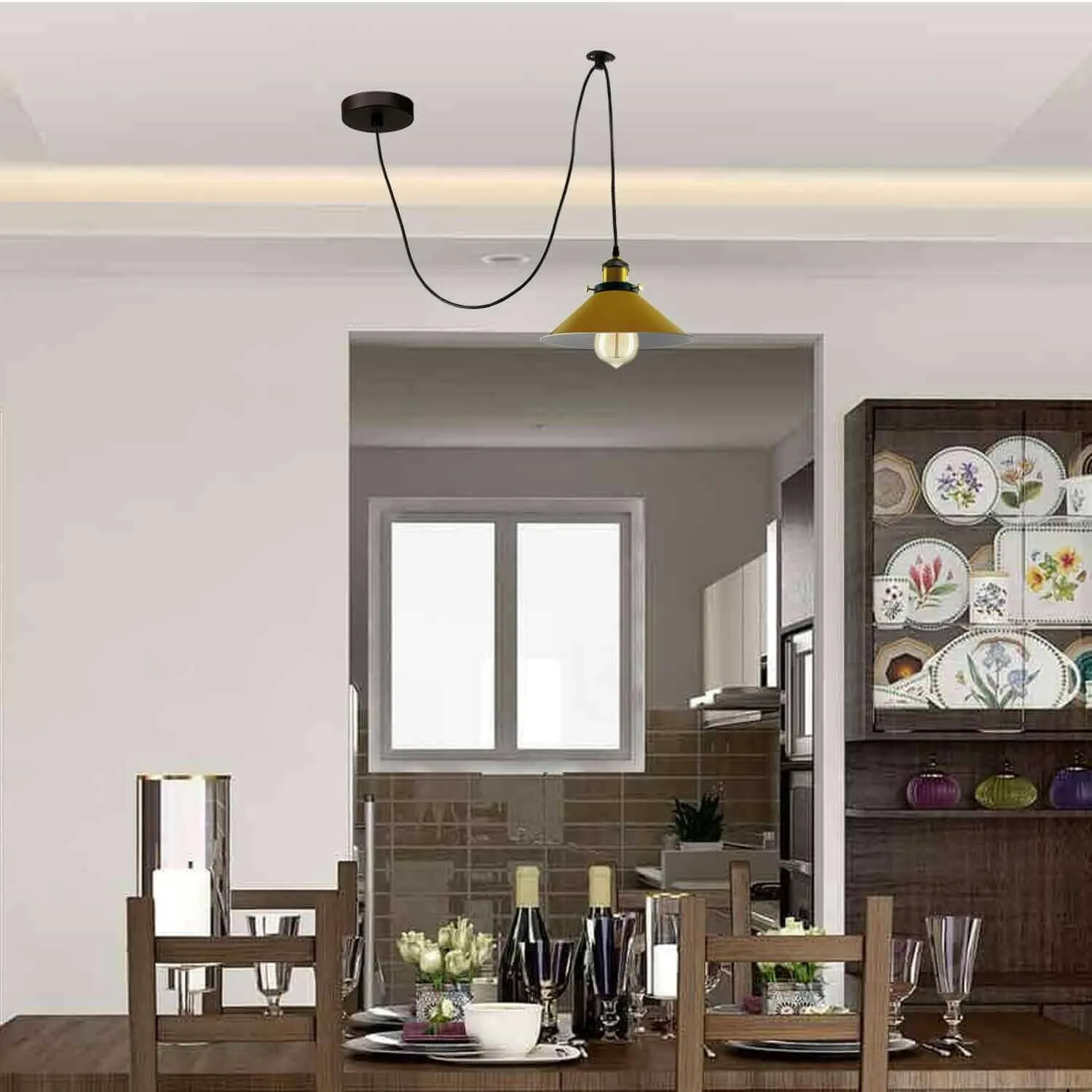 Modern large spider Braided Pendant lamp 1heads Clusters of Hanging