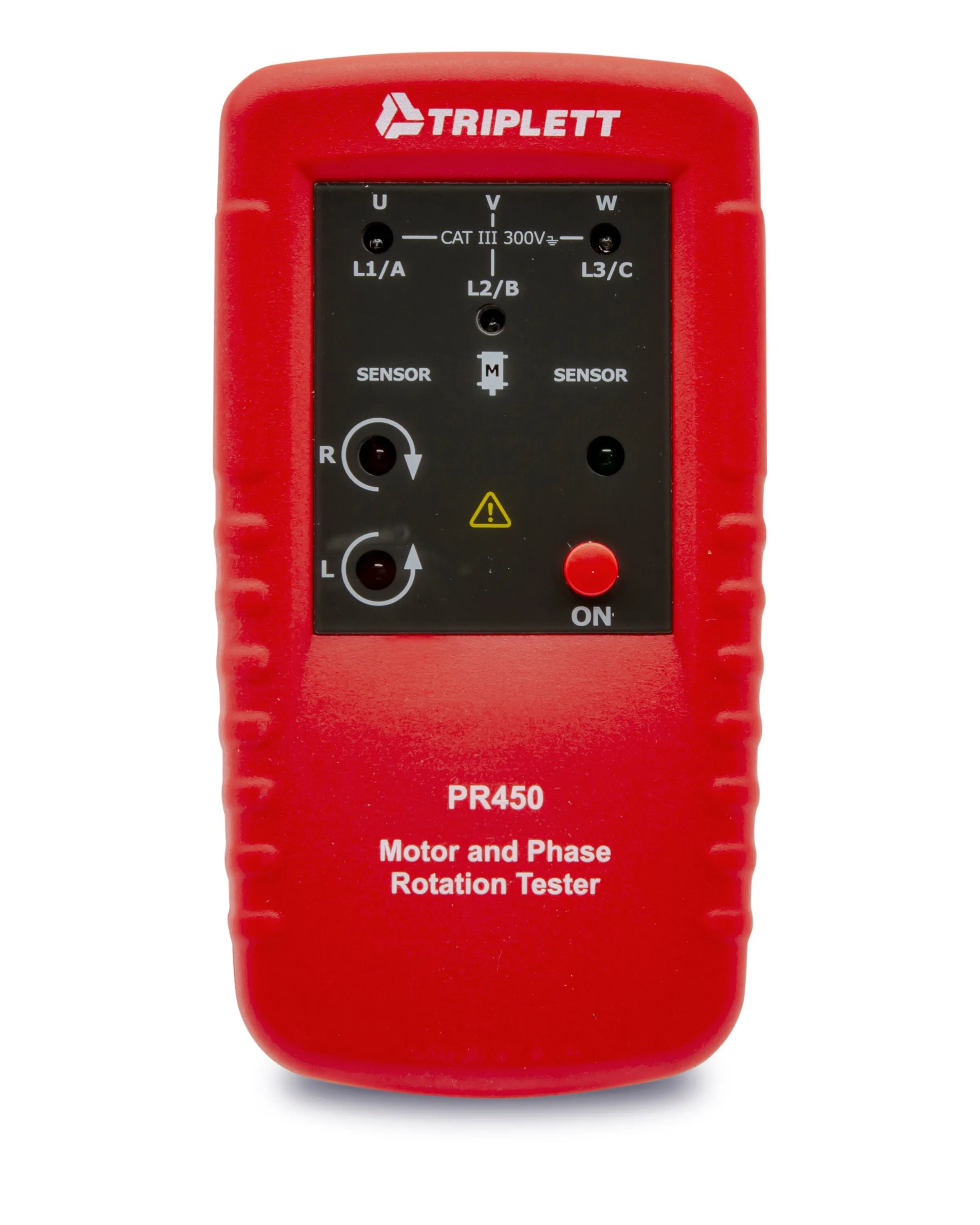 Motor and Phase Rotation Tester : Determines Correct Phase Wiring Sequence & Contact/Non-contact Motor-Rotation Direction - (PR450)