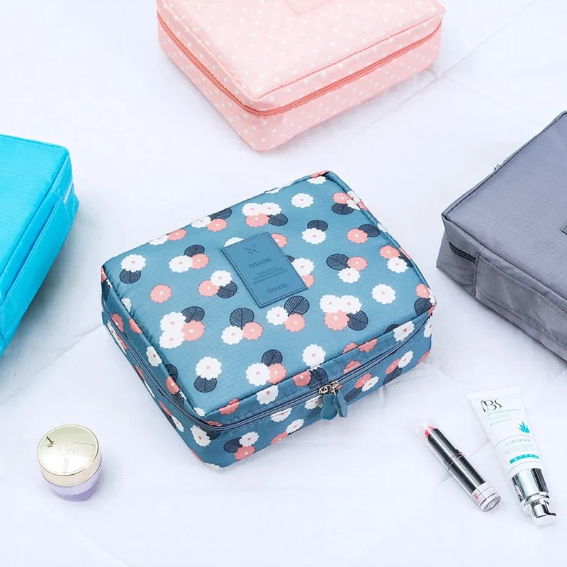 Multifunction Man Women Makeup bag nylon Cosmetic bag beauty Case Make Up Organizer Toiletry bag kits Storage Travel Wash pouch