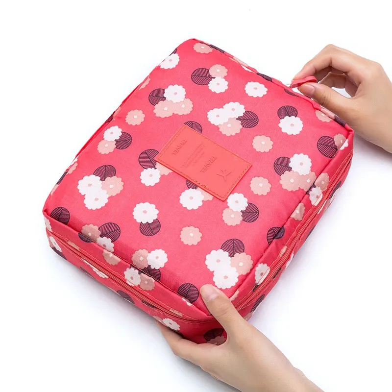 Multifunction Man Women Makeup bag nylon Cosmetic bag beauty Case Make Up Organizer Toiletry bag kits Storage Travel Wash pouch