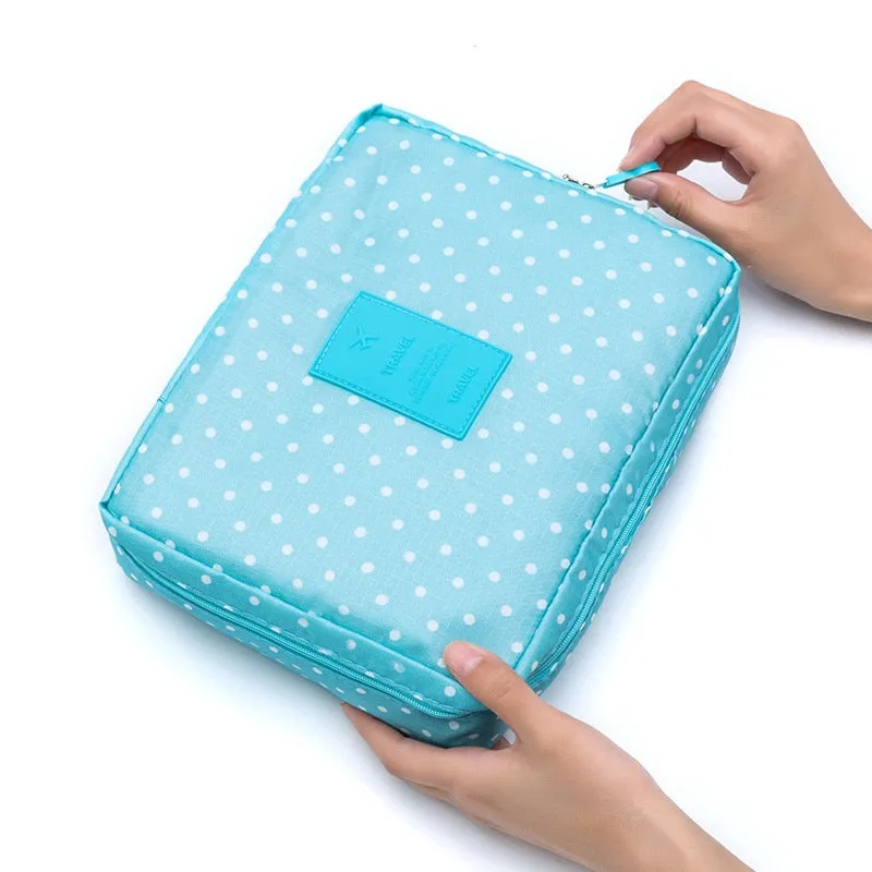 Multifunction Man Women Makeup bag nylon Cosmetic bag beauty Case Make Up Organizer Toiletry bag kits Storage Travel Wash pouch