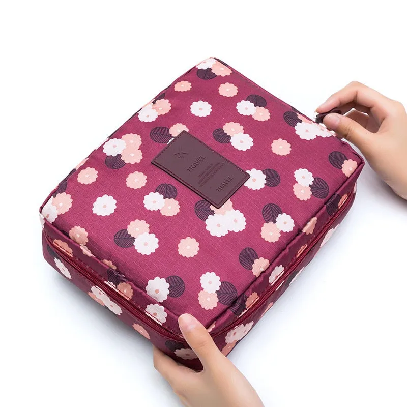 Multifunction Man Women Makeup bag nylon Cosmetic bag beauty Case Make Up Organizer Toiletry bag kits Storage Travel Wash pouch
