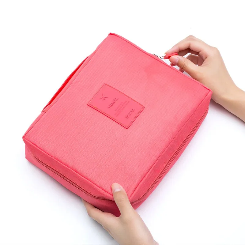 Multifunction Man Women Makeup bag nylon Cosmetic bag beauty Case Make Up Organizer Toiletry bag kits Storage Travel Wash pouch