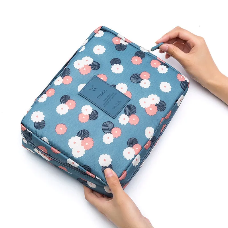 Multifunction Man Women Makeup bag nylon Cosmetic bag beauty Case Make Up Organizer Toiletry bag kits Storage Travel Wash pouch