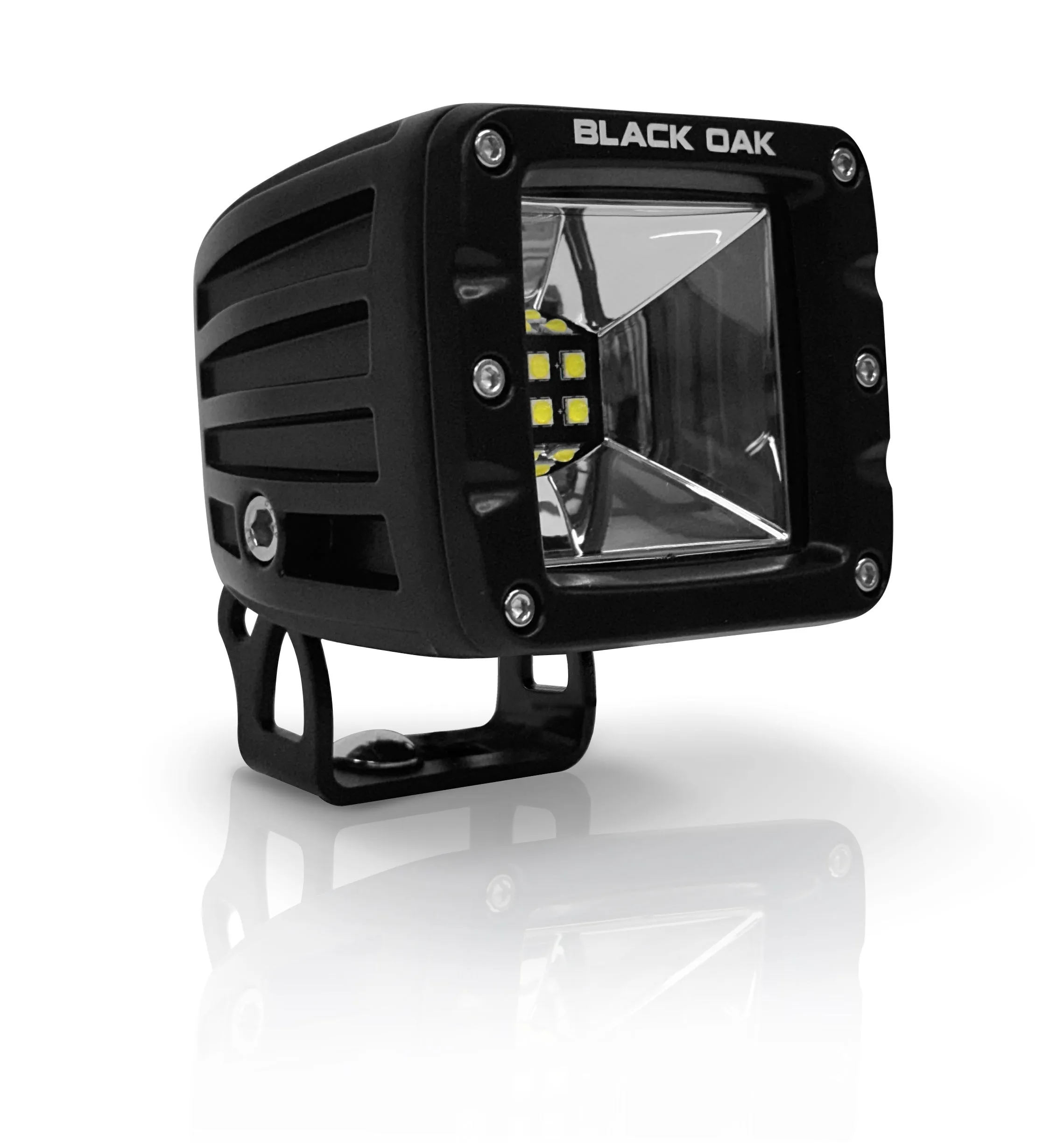 New - 2 Inch Scene LED POD Light: 10w CREE XM-L2 - Black Oak LED Pro Series 3.0