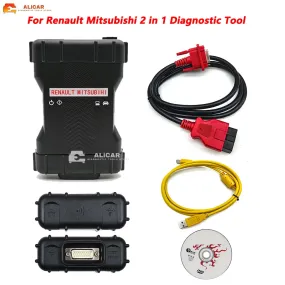 Newest Can Clip 2 in 1 for Renault V236 for Mitsubishi V202203 Car Diagnostic Scanner