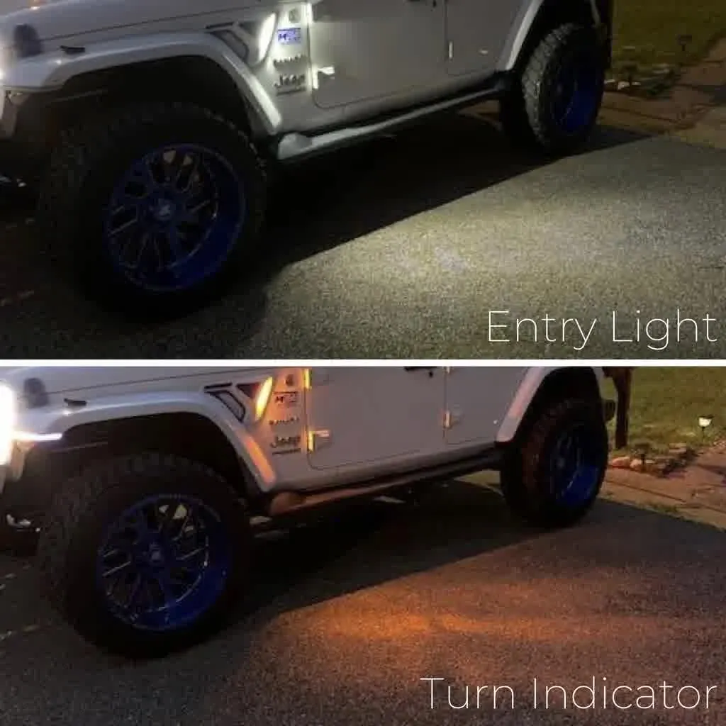 Oracle Sidetrack LED Fender Lights Jeep Wrangler JL (18-22) Gladiator JT (20-22) 5861-504