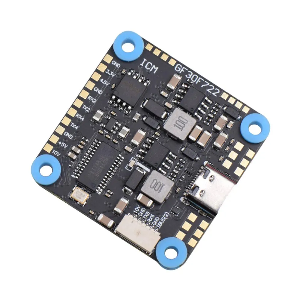 Original JHEMCU GF30F722-ICM Dual BEC 5V 10V OSD HD 3-8S flight control for FPV