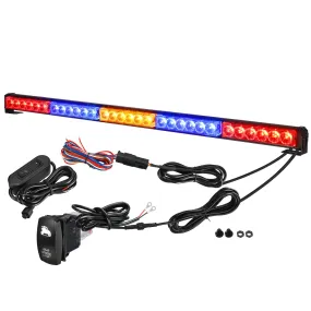Partsam 30" Strobe Light Bar for UTV, ATV, RZR, Polaris, Can-am, 4x4, Trucks