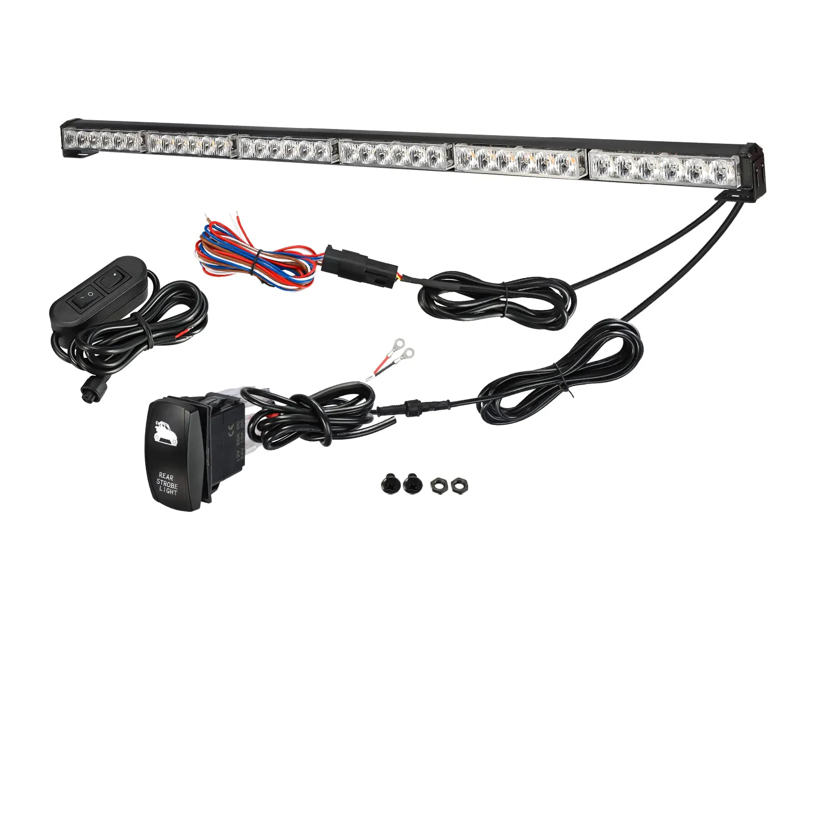 Partsam 36" Rear Chase Light Bar for UTV, ATV, RZR, Polaris, Can-am, Yamaha