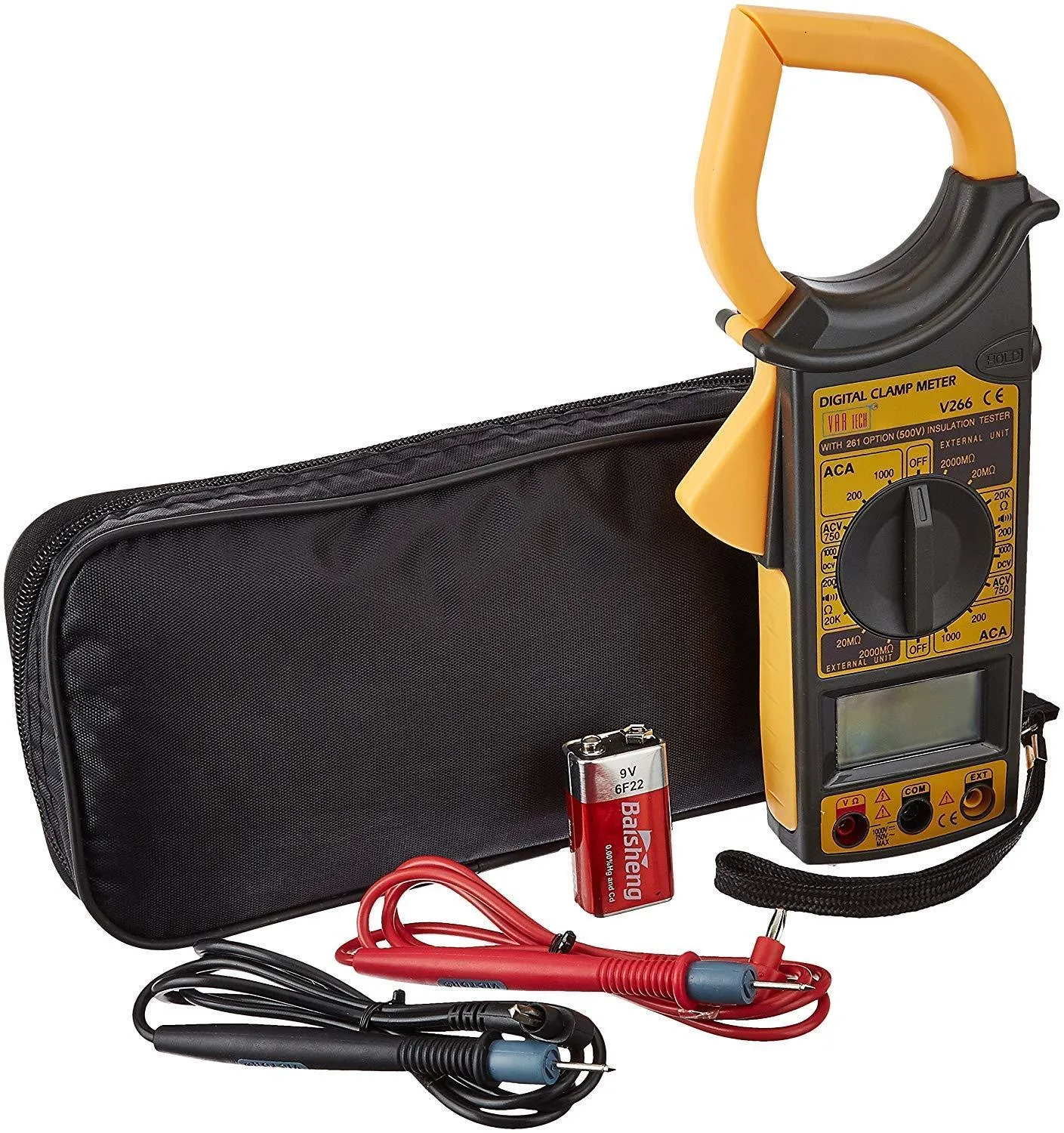 Portable Digital Clamp Multimeter Tool With LCD Display -LHZD-153