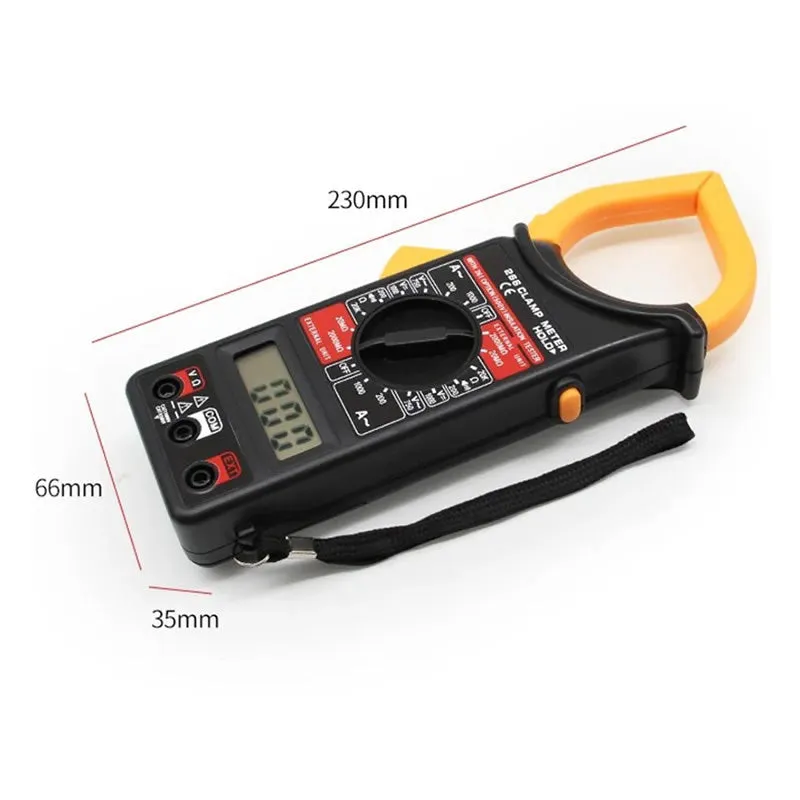 Portable Digital Clamp Multimeter Tool With LCD Display -LHZD-153