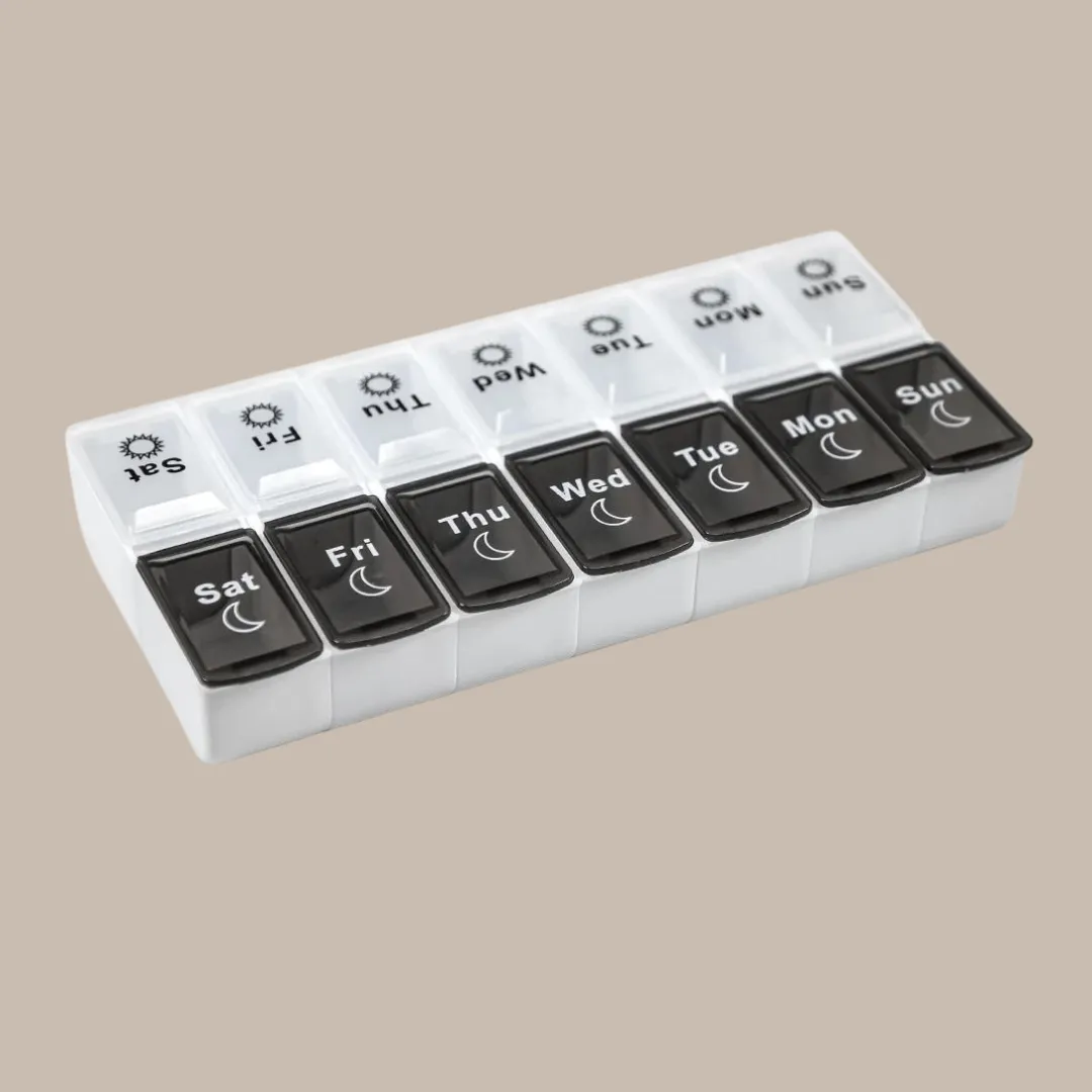 Portable Weekly Pill Organizer